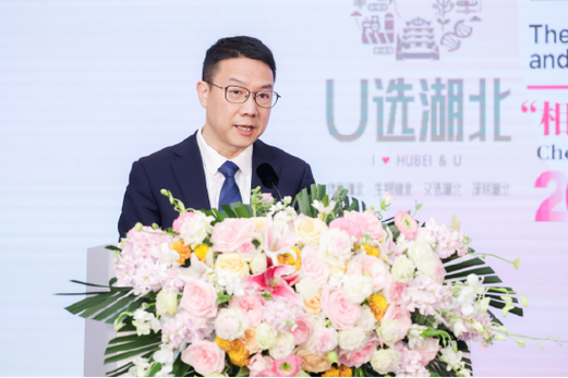 省地方金融管理局副局长张龙发表讲话湖北省商务厅二级巡视员唐华发表