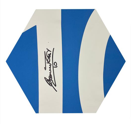 托蒂totti 亲笔签名 2002年世界杯意大利球衣足球服裱框 含sa证书