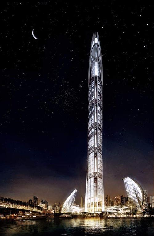 世界第一高楼 1600公尺高的一英里高塔