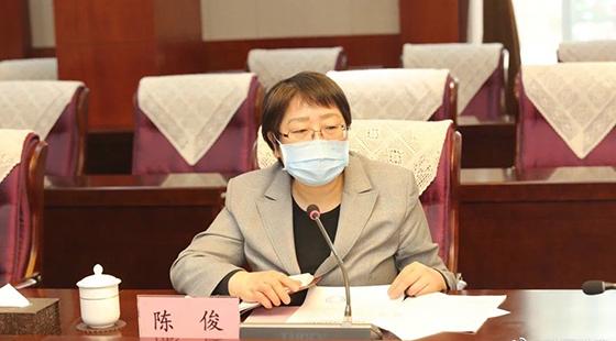 陕西省人大常委会监察和司法委员会主任陈俊到省检察院调研