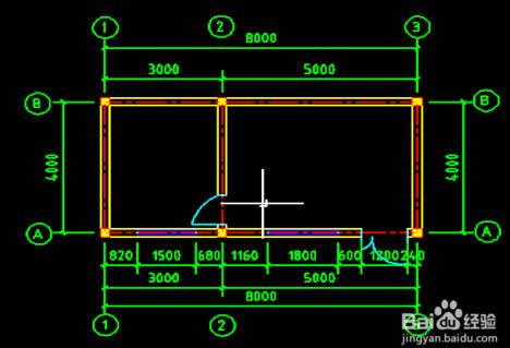 cad制图绘制房屋建筑平面图的详细步骤教程