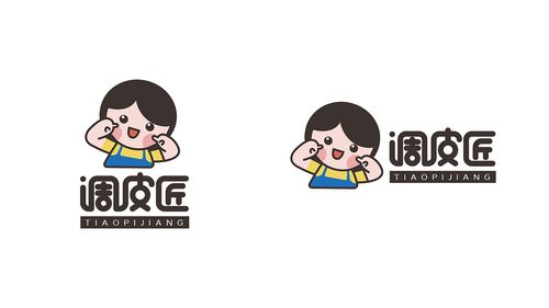 调皮匠亲子活动乐园卡通logo设计