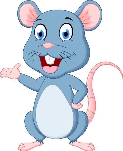 卡通可爱的老鼠