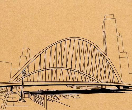 天津"神级大触"画出手绘版天津的桥,你能认出吗?