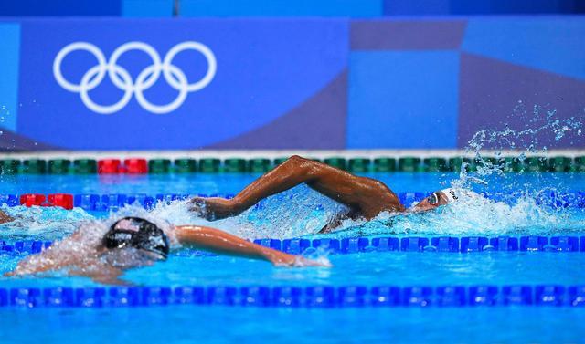 (东京奥运会)游泳——男子400米自由泳:哈夫纳维夺冠