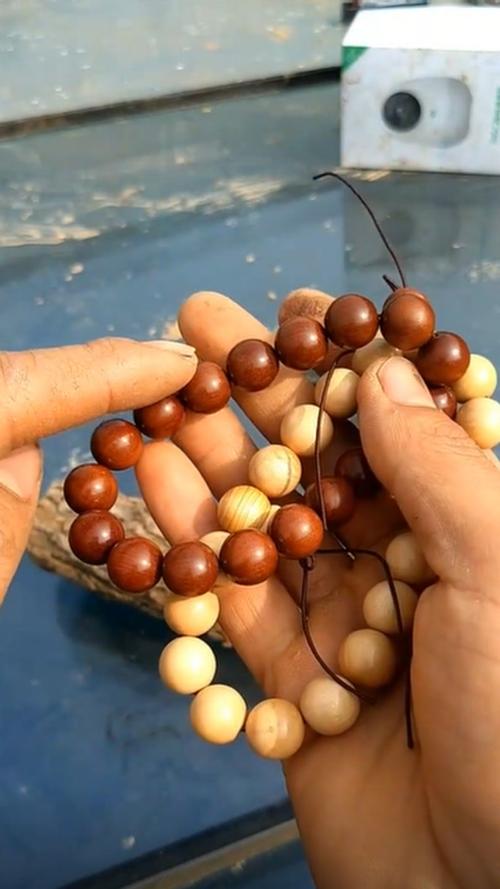 野生酸枣木做珠子手串看到制作过程有没有自己想做一个的想法