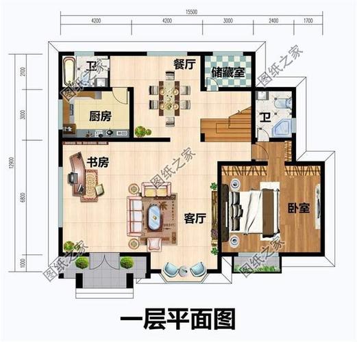 二层半现代别墅设计图,前卫的造型,实用的室内布局_盖房知识_图纸之家
