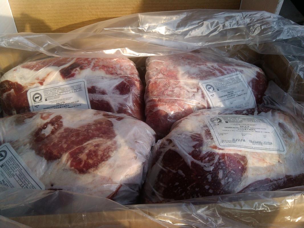 冷冻牛肉 牛肩胛肉 阿根廷4069厂 原装进口 清真食品 .
