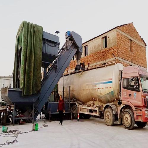 重庆铁路集装箱卸水泥装卸机水泥装车机海运集装箱卸粉煤灰拆箱机