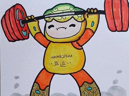 2022杭州市亚运会主题画,手抄报,你们喜欢吗?
