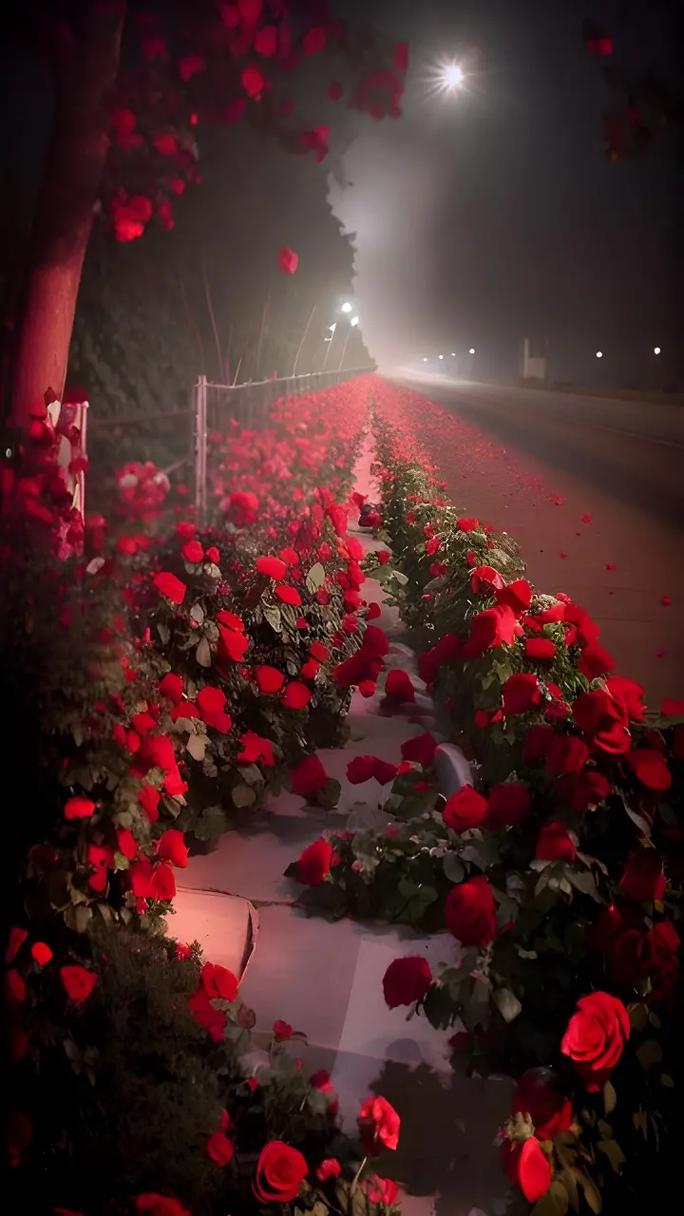 玫瑰花,红色的花瓣如火焰.如此美丽的花朵,如此伤感的情愫,让 - 抖音