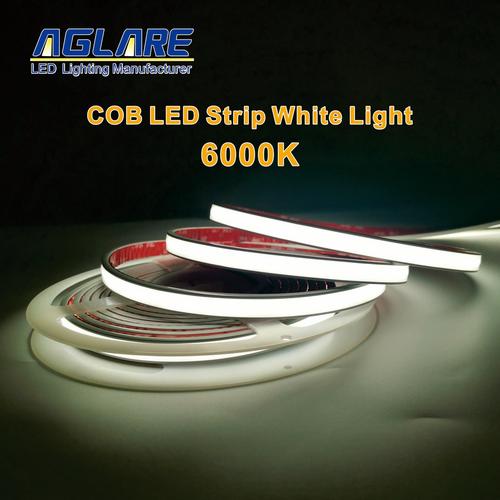 cob led灯条白光6000k ip67防水24v低压led线性灯带线条灯