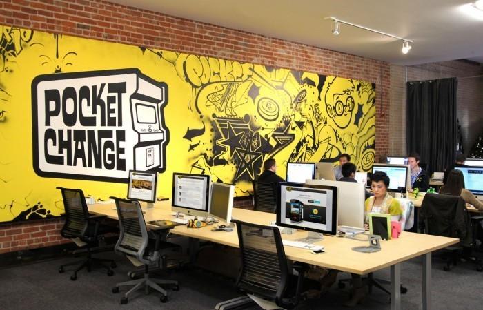 办公室涂鸦装修风格效果图涂鸦办公室设计图片