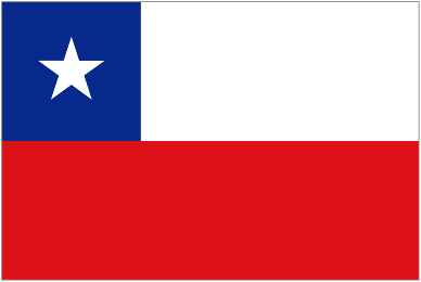 国旗批发旗帜世界各国二号智利2号160cm旗帜