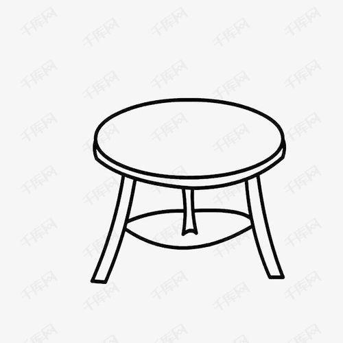 第8张方形的桌子怎么画桌子简笔画简单画法桌子怎么画
