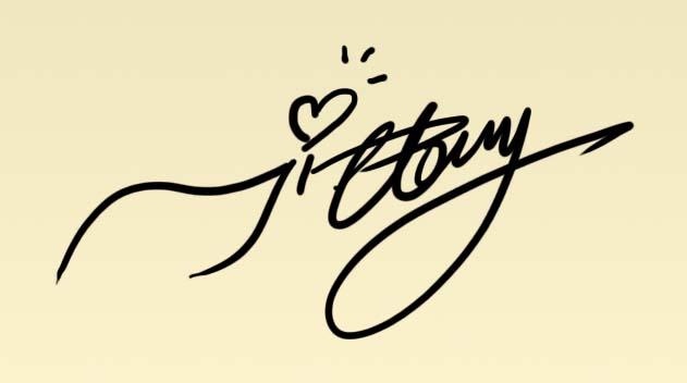 我的英文名是tiffany,可以根据少女时代tiffany的签名帮我设计一个有