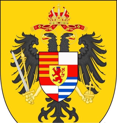 1437年,阿尔布雷希特二世的纹章:最早的双头鹰来自1250年奥托四世