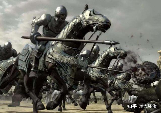 中世纪重骑兵骑枪冲刺,捅到人后,速度这么大,自己会被掀下去,或者枪拿