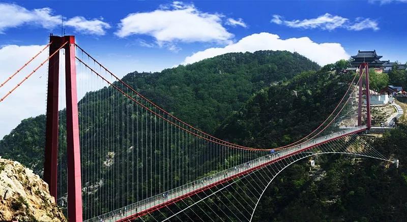 跨世界第一人行玻璃悬索桥给你刺激,释放压力最好的时光在路上,最美的