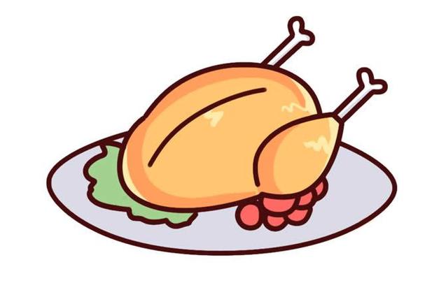 画图片大全叉起来的烤鸡简笔画卡通版本的鸡简笔画烤火鸡图片简笔画