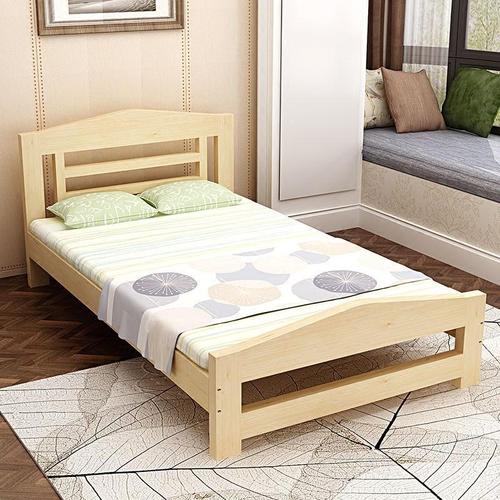 儿童床实木单人床男孩女孩1米小床12米松木床学生床15米成人床