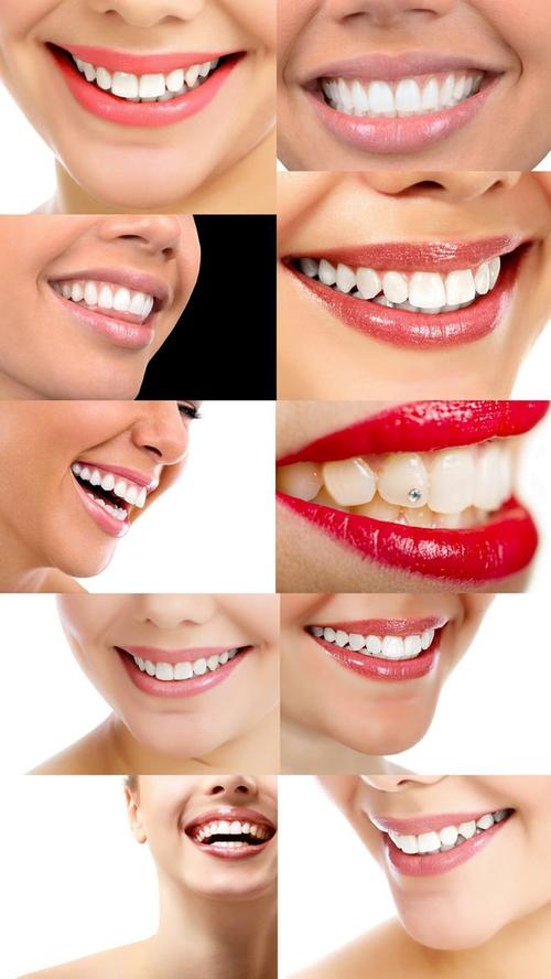 021口腔牙齿美白健康露齿微笑的女性高清图片微博微信配图ps素材-淘宝