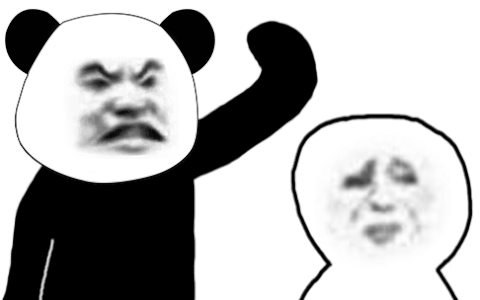 打人 gif - 熊猫头斗图动图系列_斗图表情表情