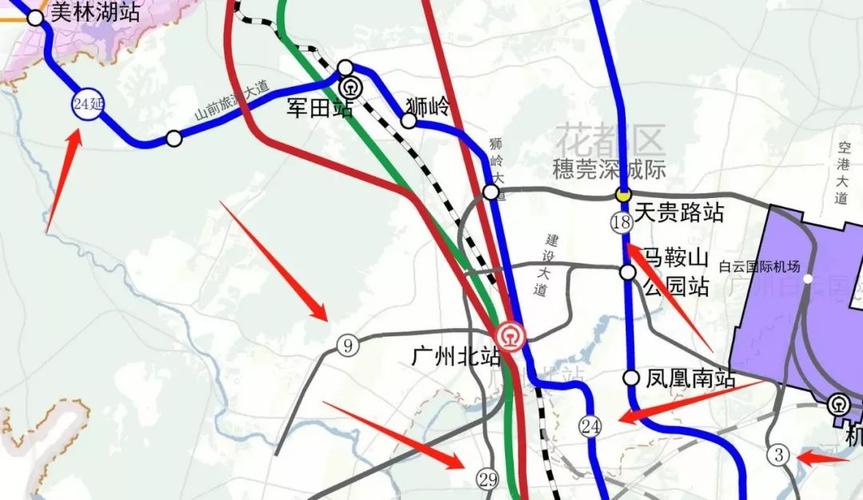 权威发布丨最新规划公示5条地铁线路穿过花都