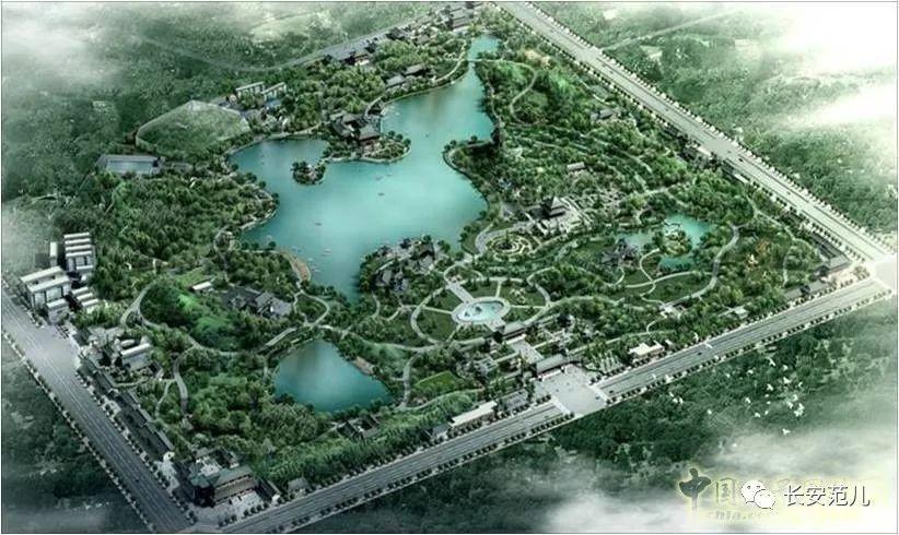 兴庆宫公园,欢乐海岸,商务中心三大主题片区,成为西安的城市文化客厅