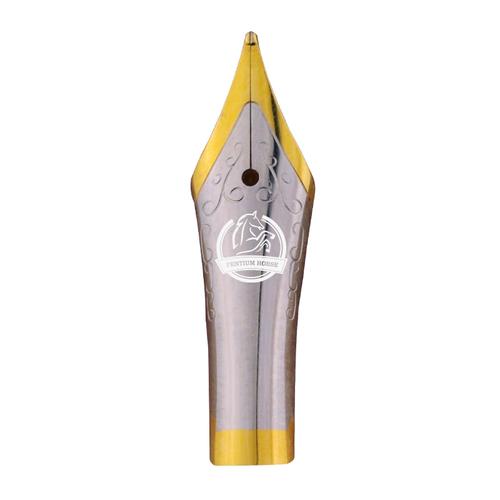 diy铱金钢笔尖通用f尖26mm金豪82笔尖免费定制图案刻字适用英雄笔