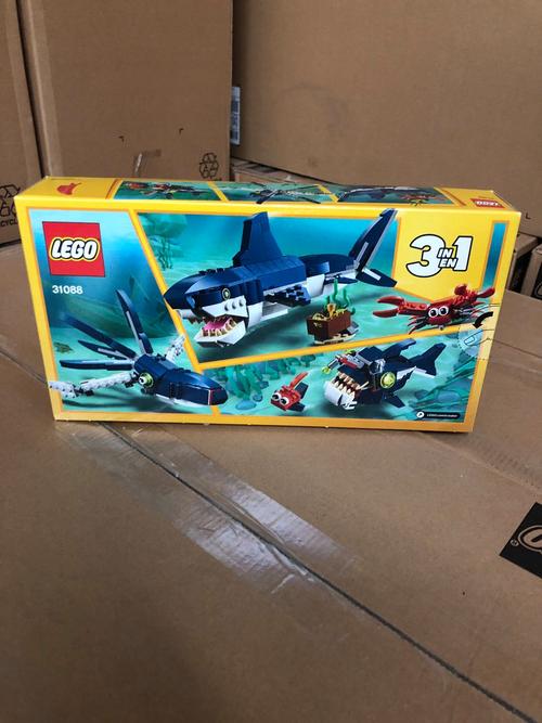 lego乐高积木创意三合三合一一系列31088鲨鱼深海塑料积木