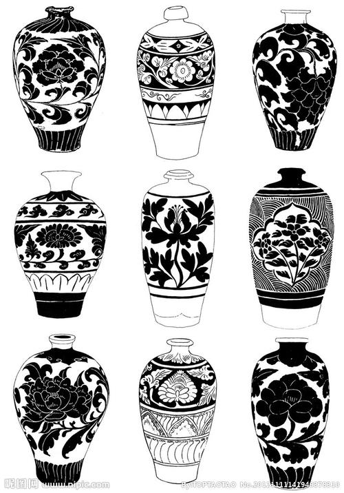 经典瓷器图案设计图__传统文化_文化艺术_设计图库_昵图网nipic.com