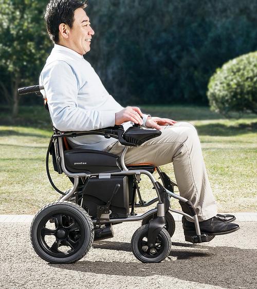 【京选推荐】【官方旗舰】鱼跃(yuwell)电动轮椅d130h智能全自动折叠