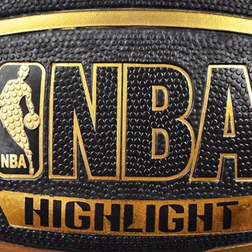斯伯丁 highlight系列nba金色logo橡胶室外篮球73-901y df 73-901y 7