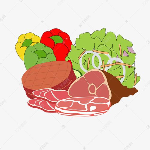 蔬菜和肉类