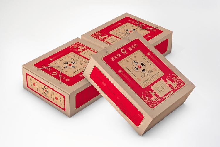 马四果子春节礼品盒包装设计