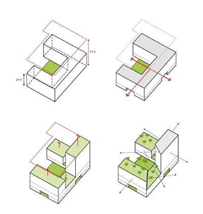 90种建筑体块概念分析图
