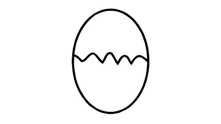 幼儿园画鸡蛋简笔画 简笔画图片大全-普车都