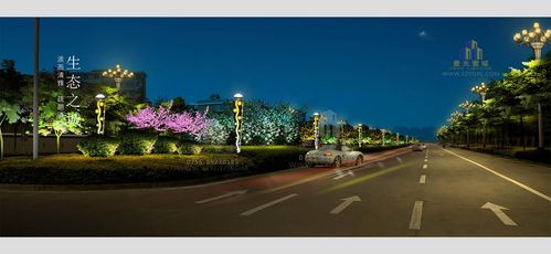 铜陵长江西路及铜都绿化景观照明规划-园林光环境设计-照明设计_灯光