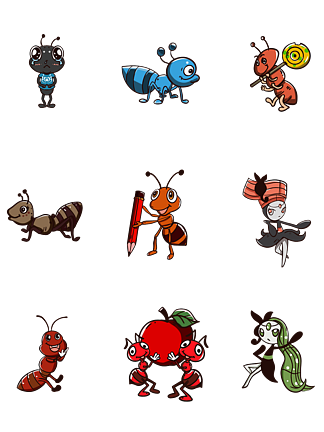 【卡通蚂蚁,】图片免费下载_卡通蚂蚁,素材_卡通蚂蚁,模板-千图网