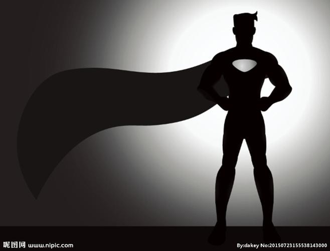 超人超级酷炫霸的线条背景图图片