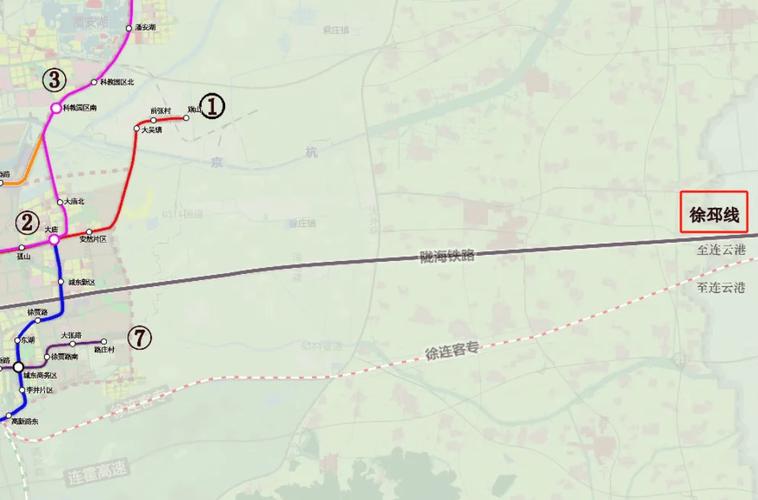 徐州地铁官网发布最新规划图其中一条线直通睢宁
