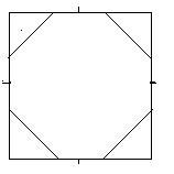 120里米的正方形我想画个八角形怎么算