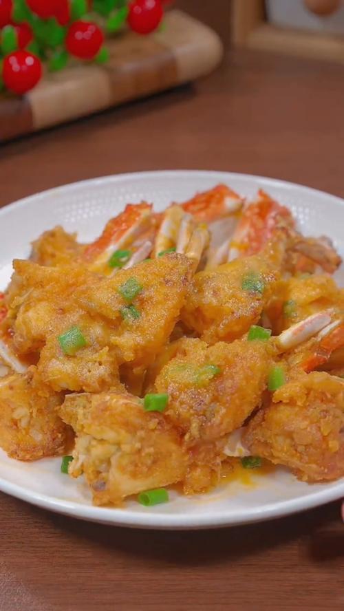 咸蛋黄焗螃蟹真的太美味了!