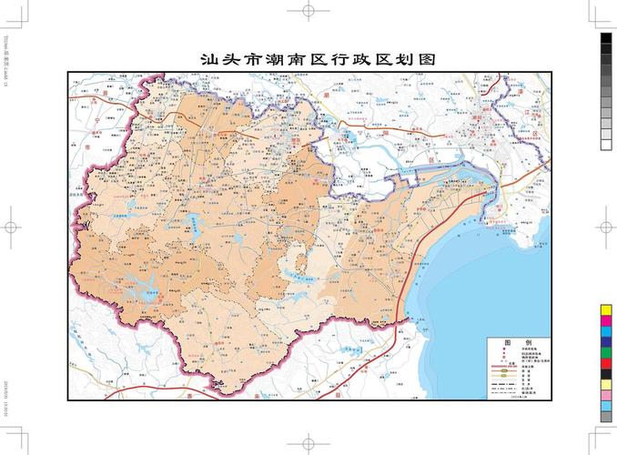 潮阳县各期间地图部分