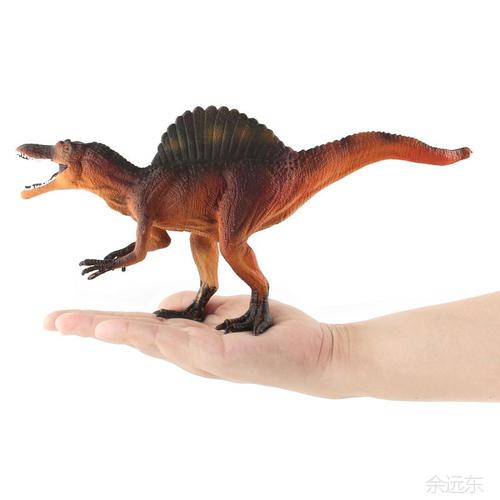 英文侏罗纪公园恐龙世界棘背龙塑胶公仔摆件静态仿真手办模型玩具