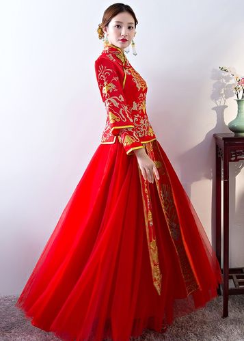 传统韵味中式礼服唯美秀禾服新娘礼服