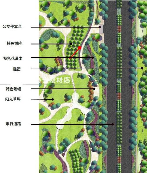 2017道路绿化景观设计方案文本案例素材参考 城市街道 道路规划-淘宝