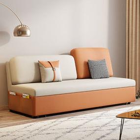 顾家家居可折叠沙发床多功能科技布1米小户型客厅储物双人免洗1.