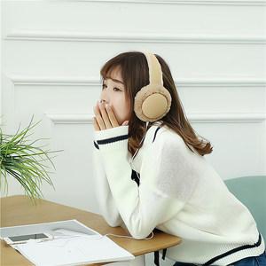 耳机女生韩版可爱头戴式音乐图片